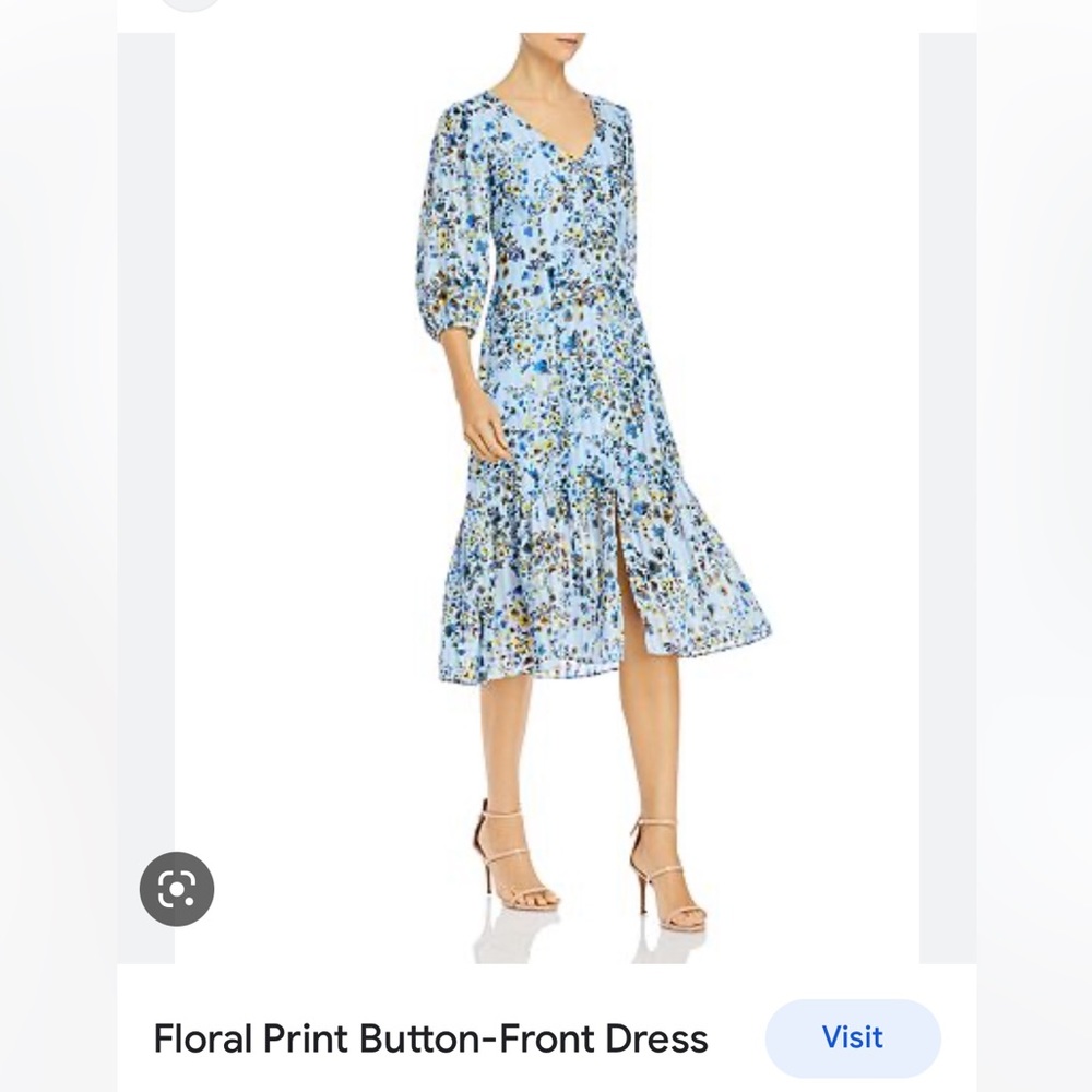 Nanette Lenore blue floral dress